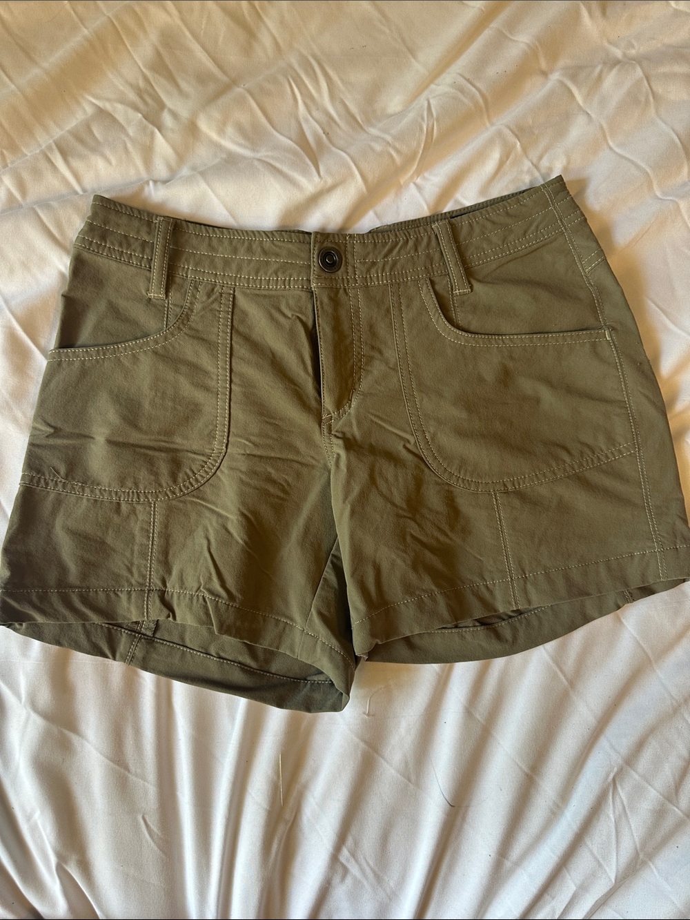 Kuhl Olive Utility Shorts for Women